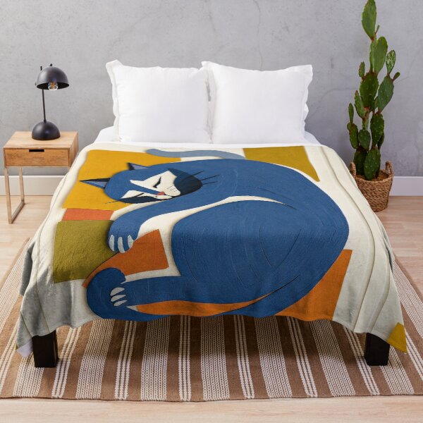 Item preview, Sleeping Blue Cat Still Life designed and sold by djovan.