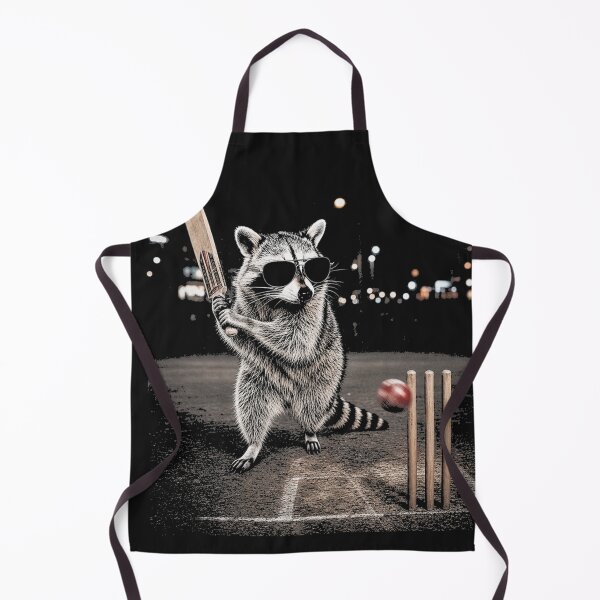 Item preview, Raccoon Batting Sunglasses Red Round Object Art designed and sold by Tsugraf Designs.