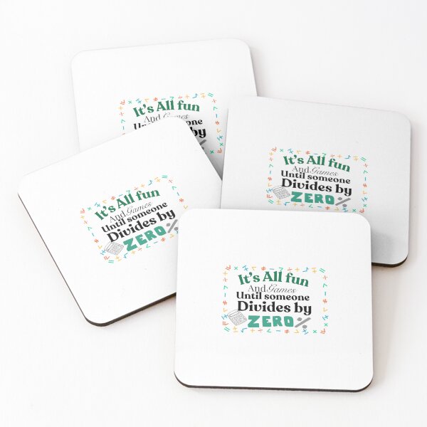 Item preview, It's All Fun And Games Until Someone Divides By Zero Math Teacher Gift designed and sold by dirlkhiat.