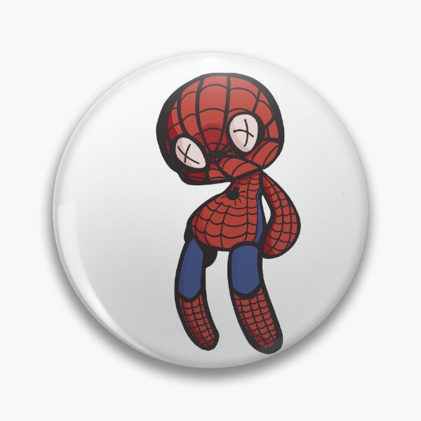 Item preview, Spider-Man Doll Sticker designed and sold by brewedinrain.