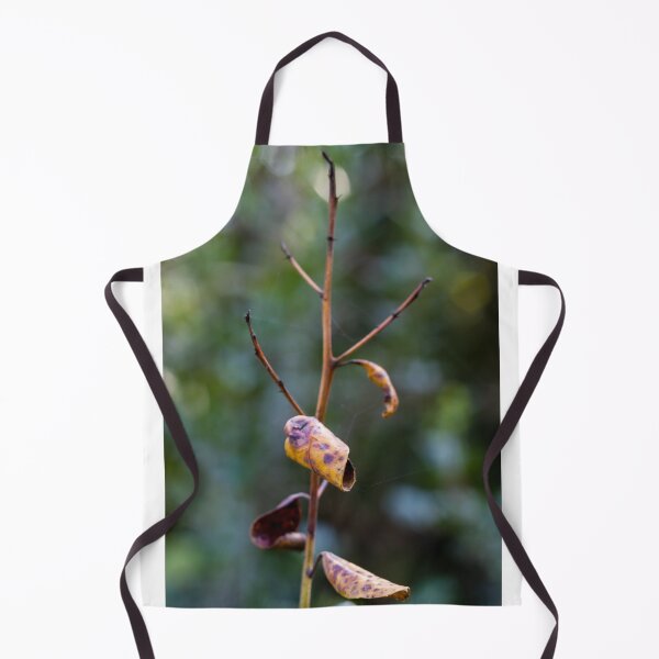 Item preview, Dried Yellow Leaf On Thin Branch With Soft Bokeh Background Evoking Autumn Fragility designed and sold by Nmallia.