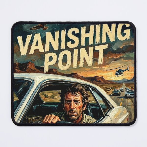 Item preview, Kowalski. Speed. Freedom. – Vanishing Point Fine Art Print designed and sold by Art's Diner.