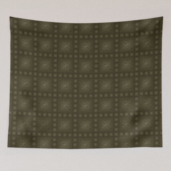 Item preview, Abstract pattern in brown with geometric structure designed and sold by Cherevan.