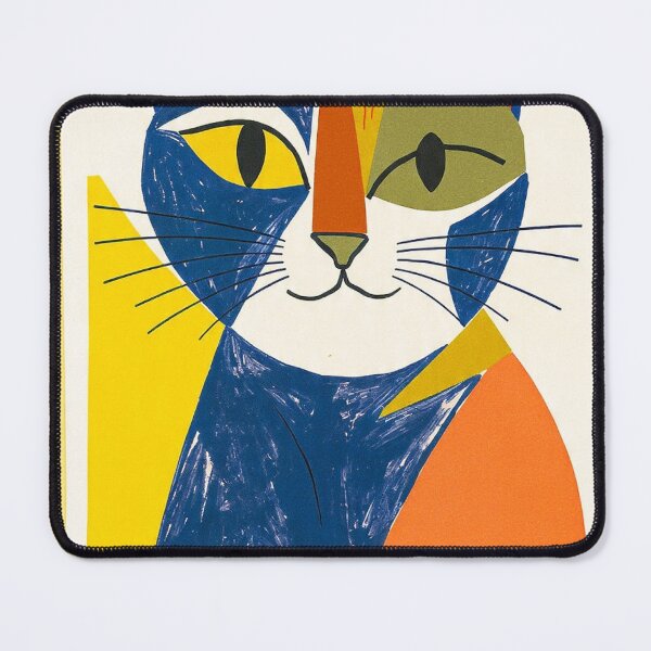 Item preview, Lemon Eyes Blue Whiskers Poster designed and sold by djovan.