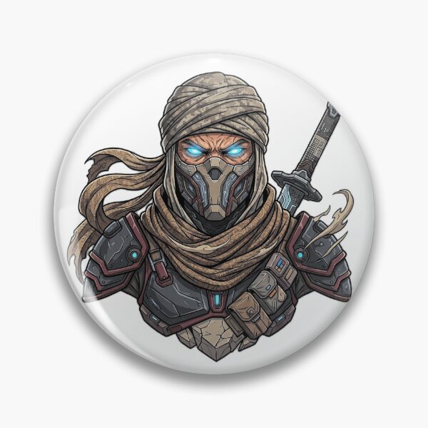 Item preview, Futuristic Tactical Ninja Assassin Sci-Fi Art designed and sold by Munib320.