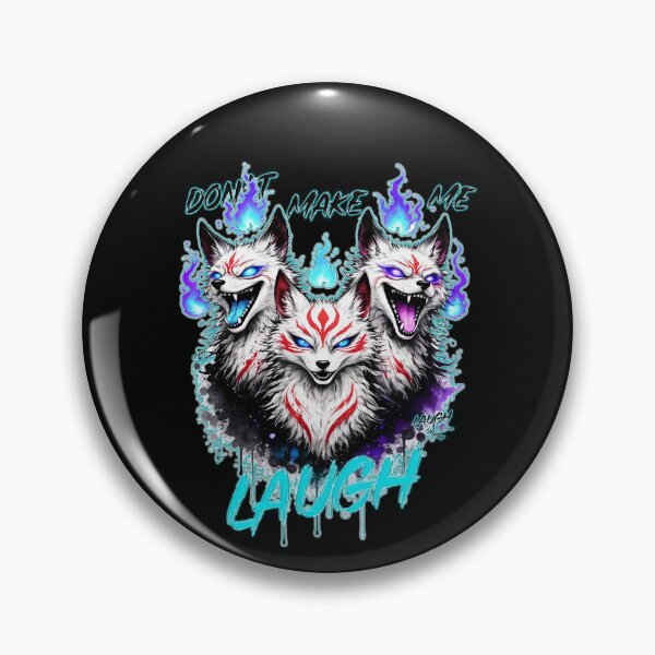 Item preview, Dont Make Me Laugh - Kitsune Glitch Anime designed and sold by GlitchZen.