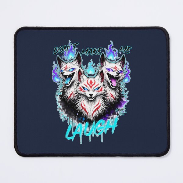 Item preview, Dont Make Me Laugh - Kitsune Glitch Anime designed and sold by GlitchZen.