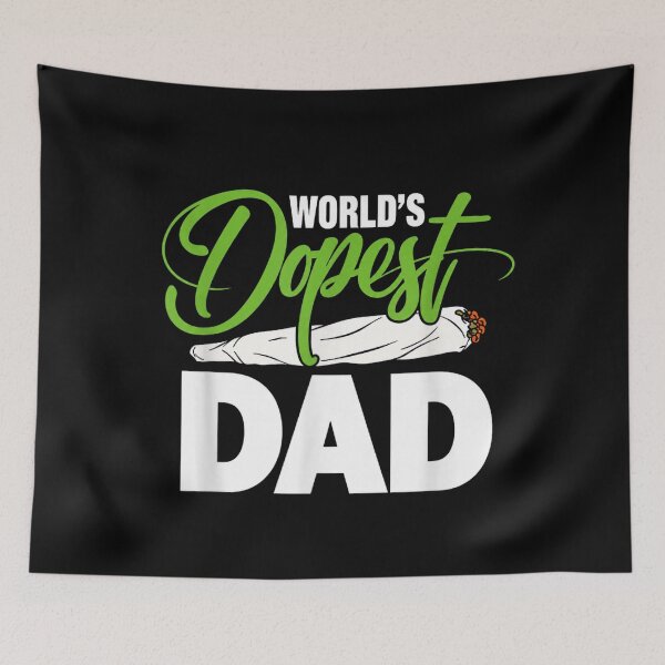 Item preview, Worlds Dopest Dad Father Quote designed and sold by studiopekepeke.