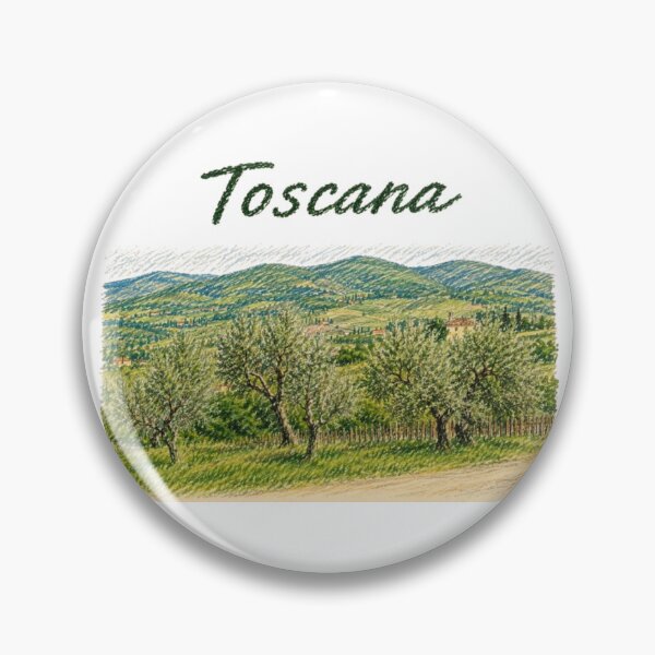 Item preview, Tuscany – Olive trees and Italian hills in pencil style designed and sold by JOANNASKAH.