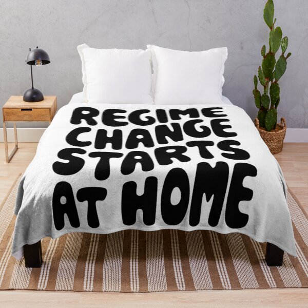 Item preview, Regime Change Starts At Home Word Art designed and sold by Unhinged Heather.