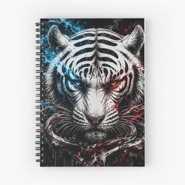Aperçu de l'œuvre Bak Fu Pai Tigre Blanc : L'Esprit du Gardien des Os créée et vendue par Fei Long Design Hub.