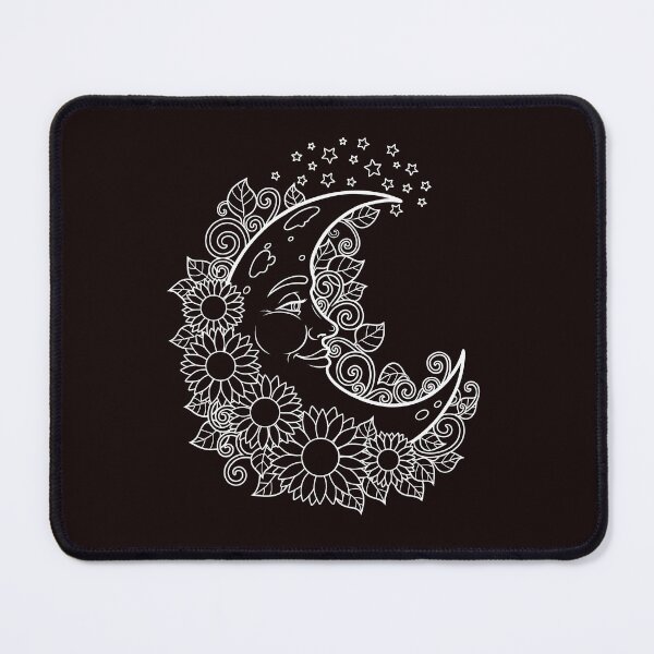 Item preview, Sunflower Moon Celestial Floral Design designed and sold by ArtPer-design.