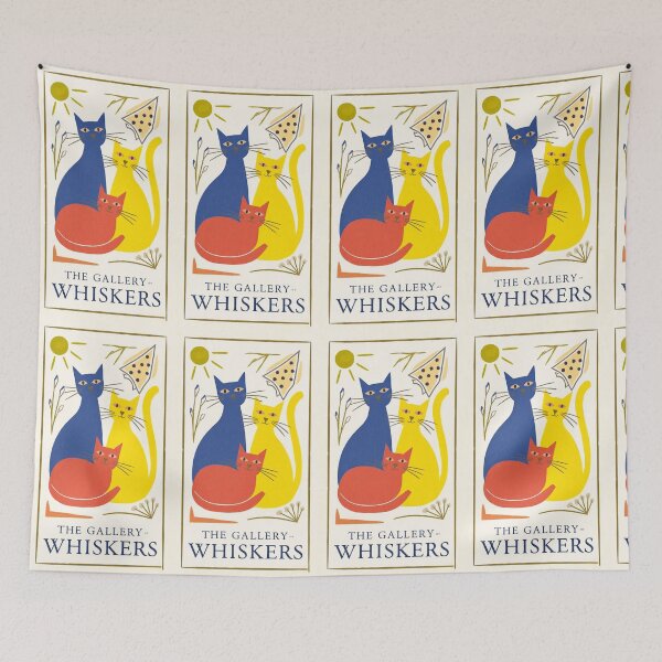 Item preview, Gallery of Colorful Whiskers Poster designed and sold by djovan.