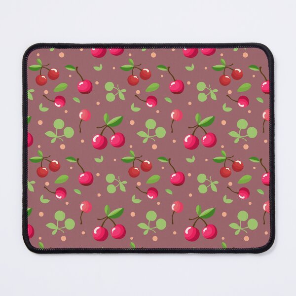 Item preview, Cute Cherry Seamless Pattern with Leaves designed and sold by maulaniism.