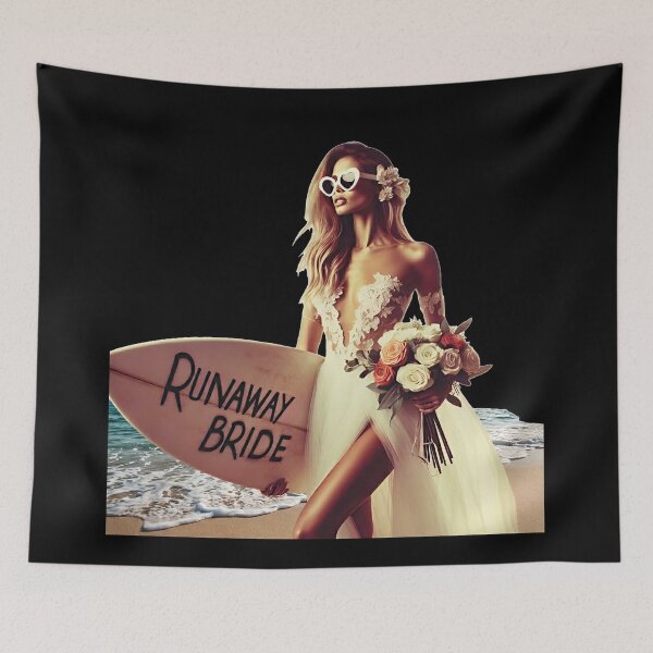 Item preview, Bachelorette Party Bride Surfboard Bouquet designed and sold by Voodoo Store Paranormal Collections.