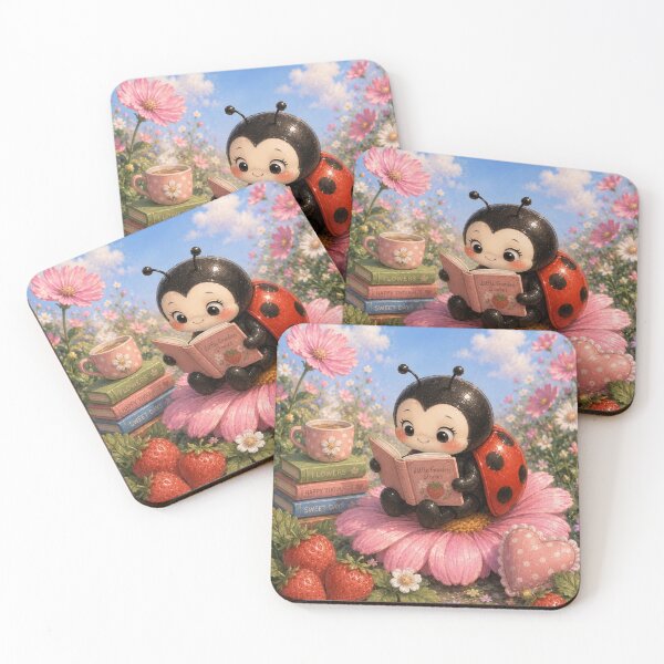 Item preview, Cute Ladybug Reading a Book designed and sold by Design by Sara.