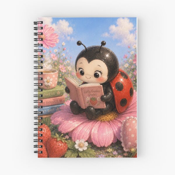 Item preview, Cute Ladybug Reading a Book designed and sold by Design by Sara.