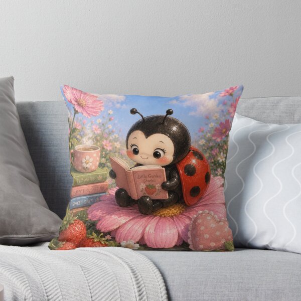 Item preview, Cute Ladybug Reading a Book designed and sold by Design by Sara.