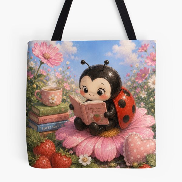 Item preview, Cute Ladybug Reading a Book designed and sold by Design by Sara.