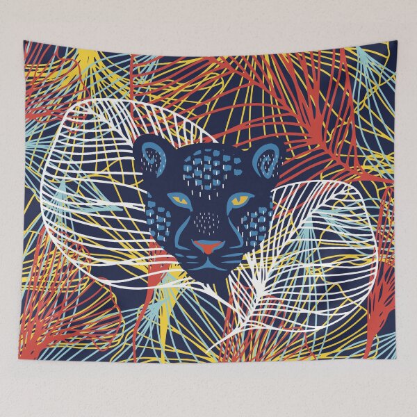 Item preview, Botanical Black Panther designed and sold by IvysCreativityHouse.