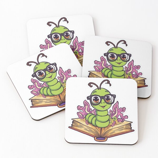 Item preview, Bookworm Club Cute Sticker designed and sold by Stylestickers55.