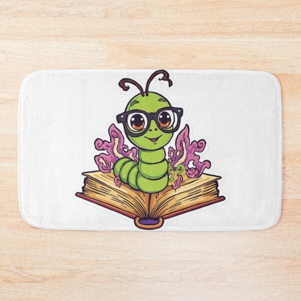 Item preview, Bookworm Club Cute Sticker designed and sold by Stylestickers55.