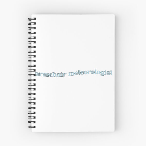 Item preview, Armchair Meteorologist Light Blue Sticker designed and sold by brewedinrain.