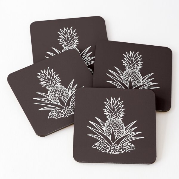 Item preview, Tropical Pineapple Floral Botanical Design designed and sold by ArtPer-design.