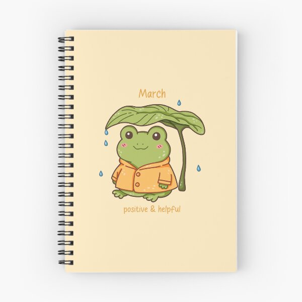 Item preview, March Frog – Positive & Helpful designed and sold by TheRightNotes.