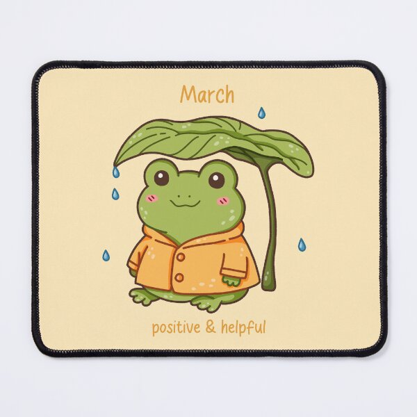 Item preview, March Frog – Positive & Helpful designed and sold by TheRightNotes.