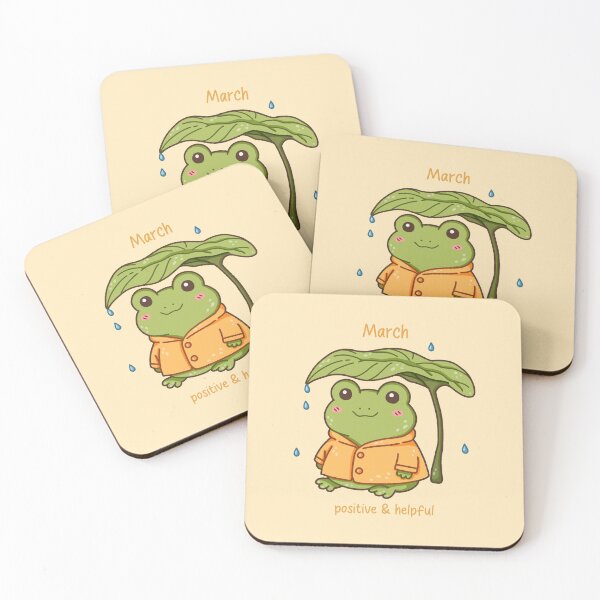 Item preview, March Frog – Positive & Helpful designed and sold by TheRightNotes.