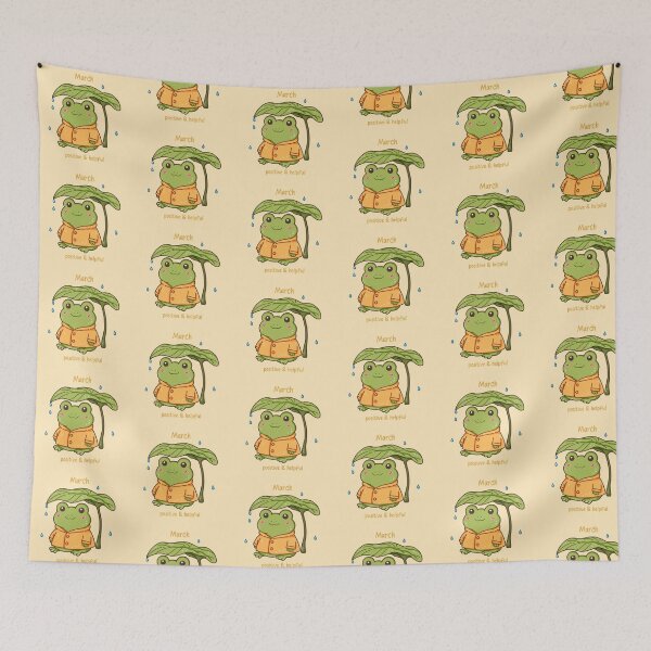 Item preview, March Frog – Positive & Helpful designed and sold by TheRightNotes.