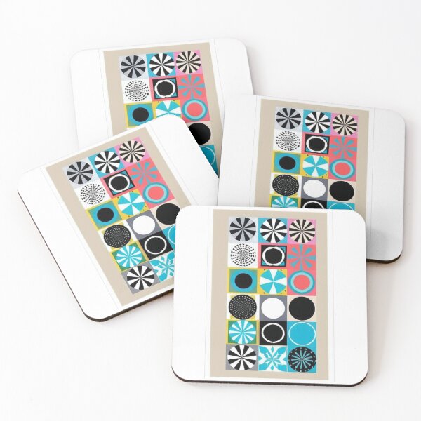 Item preview, Design - Mid-Century Geometric Composition, Op Art Aesthetic of the 60s designed and sold by Reverso-Design.