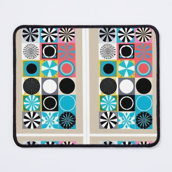 Item preview, Design - Mid-Century Geometric Composition, Op Art Aesthetic of the 60s designed and sold by Reverso-Design.