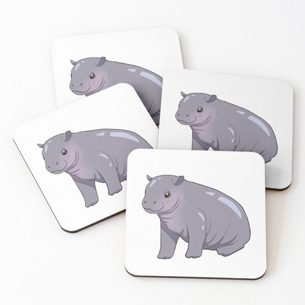 Item preview, Baby Pygmy Hippopotamus  designed and sold by Sonderdaisies.
