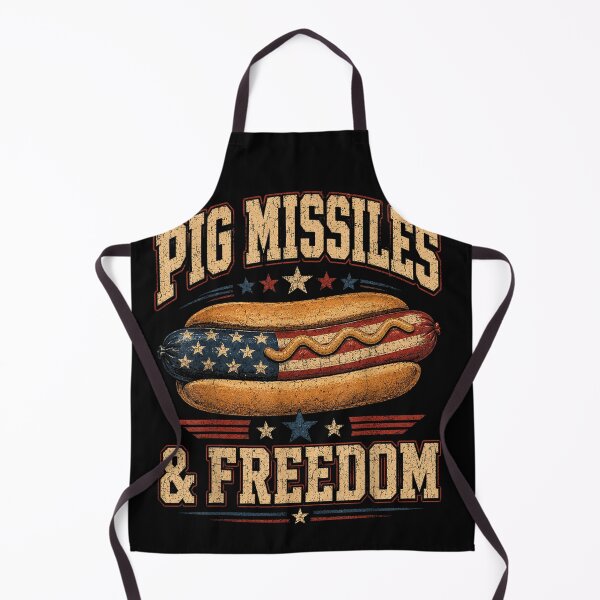 Item preview, Hotdog Pig Missiles Freedom 4th Of July BBQ Patriotic designed and sold by studiopekepeke.