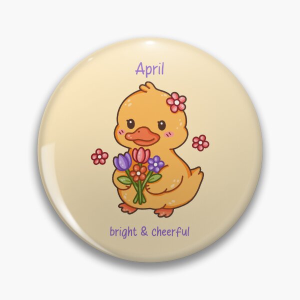 Item preview, April Duck – Bright & Cheerful designed and sold by TheRightNotes.