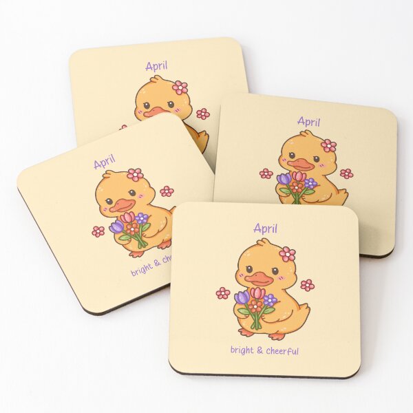 Item preview, April Duck – Bright & Cheerful designed and sold by TheRightNotes.