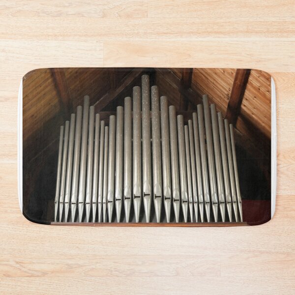 Item preview, Close Up of Church Pipe Organ Under Timber Roof designed and sold by pinkal.