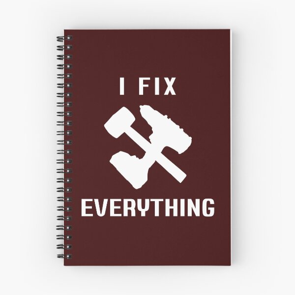 Item preview, I fix everything logo white designed and sold by LeSiPhoto.