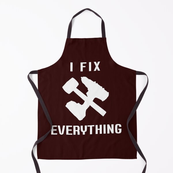 Item preview, I fix everything logo white designed and sold by LeSiPhoto.