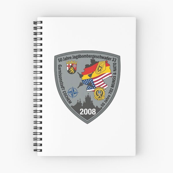 Item preview, 50th Anniversary Commemorative Patch of Jagdbombergeschwader 33 & 702 MUNSS (2008) designed and sold by CharlieDesings.