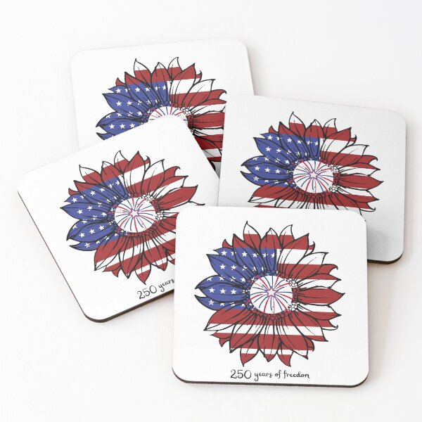 Item preview, 250 Years Of Freedom Flower designed and sold by ZenfiniteDesign.
