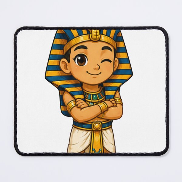 Item preview, Cute Kawaii Egyptian Pharaoh Boy | Ancient Egypt Cartoon Character Sticker, T-Shirt & Gift designed and sold by Ancient Egypt treasures.