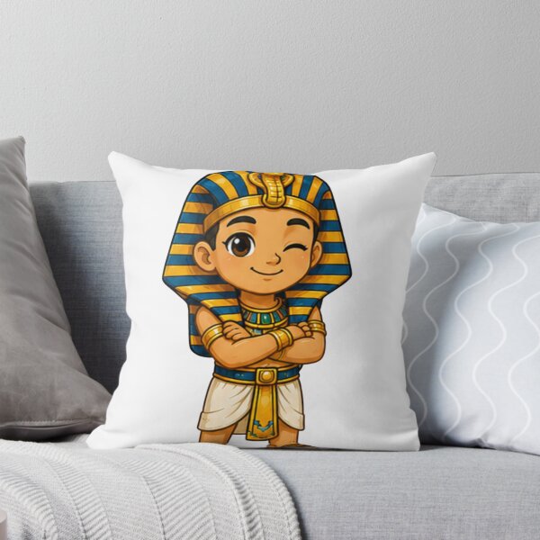 Item preview, Cute Kawaii Egyptian Pharaoh Boy | Ancient Egypt Cartoon Character Sticker, T-Shirt & Gift designed and sold by Ancient Egypt treasures.