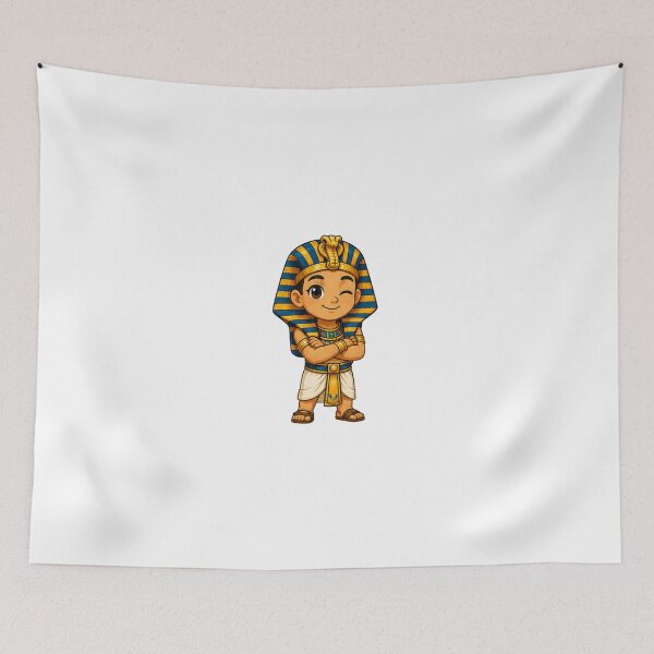 Item preview, Cute Kawaii Egyptian Pharaoh Boy | Ancient Egypt Cartoon Character Sticker, T-Shirt & Gift designed and sold by Ancient Egypt treasures.