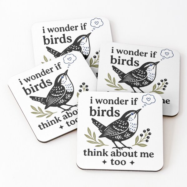 Item preview, Cute I Wonder If Birds Think About Me Too Teachers designed and sold by studiopekepeke.