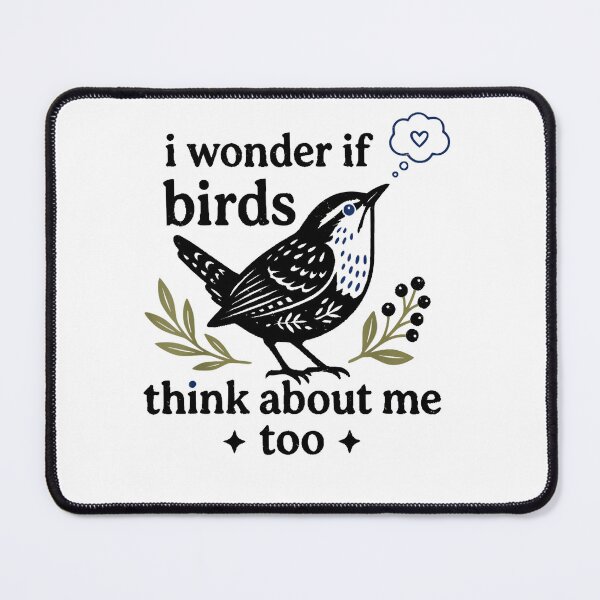 Item preview, Cute I Wonder If Birds Think About Me Too Teachers designed and sold by studiopekepeke.