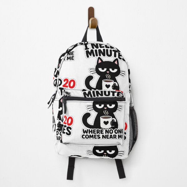 Item preview, Need 20 Minutes Coffee black Cat designed and sold by LeCoinDeFredPro.