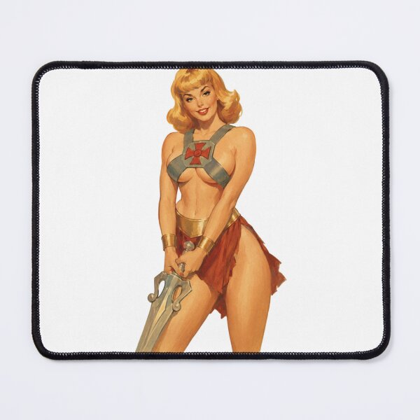 Item preview, Retro Sword Princess Pinup designed and sold by Cosplayvintage.